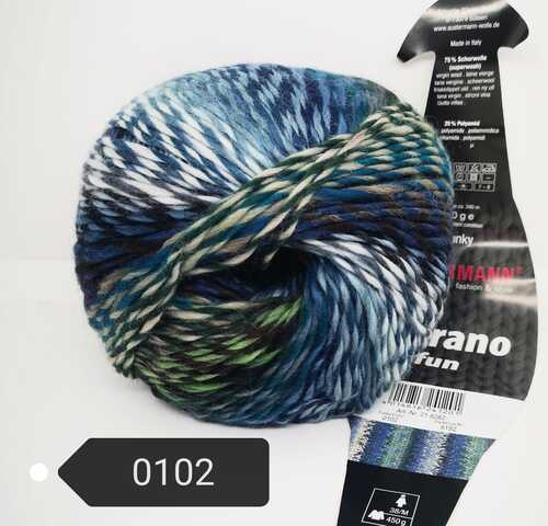 LANA MURANO FUN da 150 grammi 75%Lana Vergine 25%polyamide murano LANA MURANO FUN da 150 grammi 75%Lana Vergine 25%polyamide murano