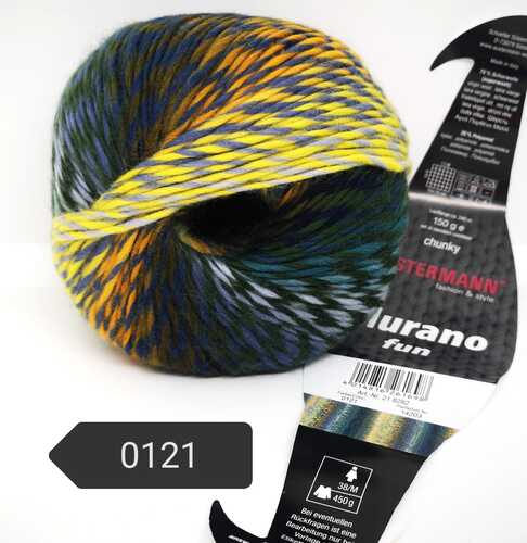 LANA MURANO FUN da 150 grammi 75%Lana Vergine 25%polyamide murano LANA MURANO FUN da 150 grammi 75%Lana Vergine 25%polyamide murano