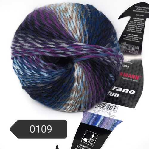 LANA MURANO FUN da 150 grammi 75%Lana Vergine 25%polyamide murano LANA MURANO FUN da 150 grammi 75%Lana Vergine 25%polyamide murano