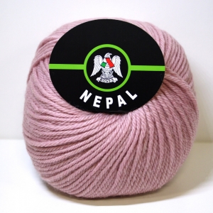 MISTO LANA NEPAL 75% lana  25% acrilico 100 gr. -ROSA CIPRIA