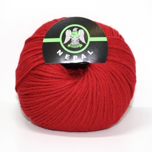MISTO LANA NEPAL 75% lana  25% acrilico 100 gr. -RUBINO