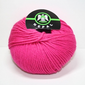 MISTO LANA NEPAL 75% lana  25% acrilico 100 gr. -FUCSIA