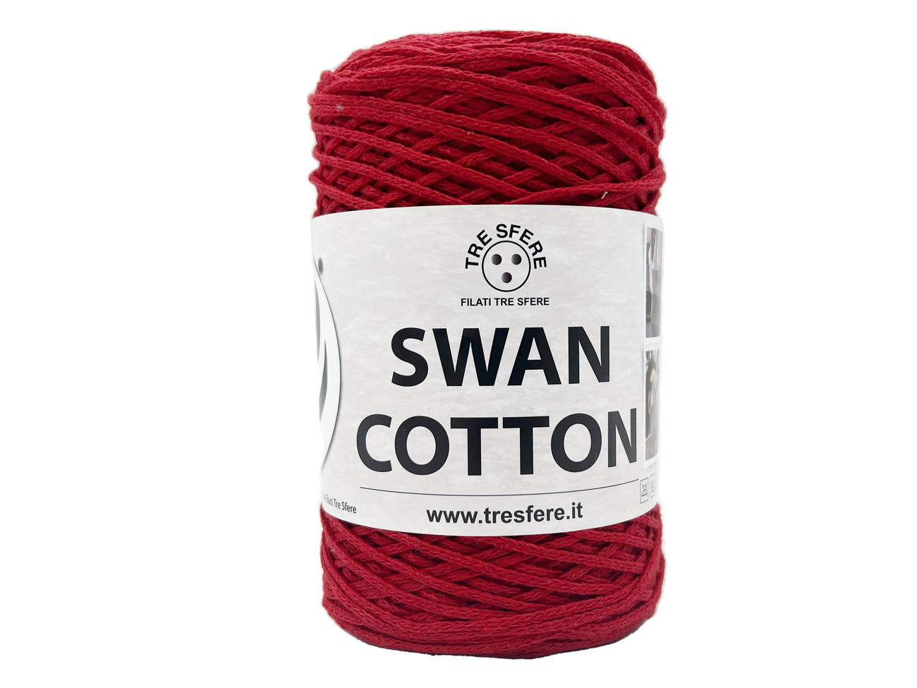 CORDINO SWAN COTTON  250 grammi - rosso