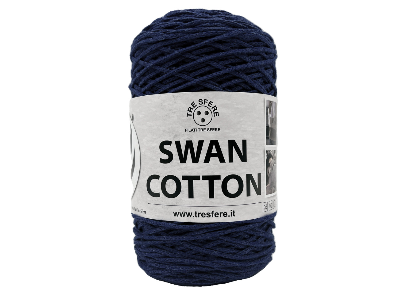 CORDINO SWAN COTTON  250 grammi - blu navy
