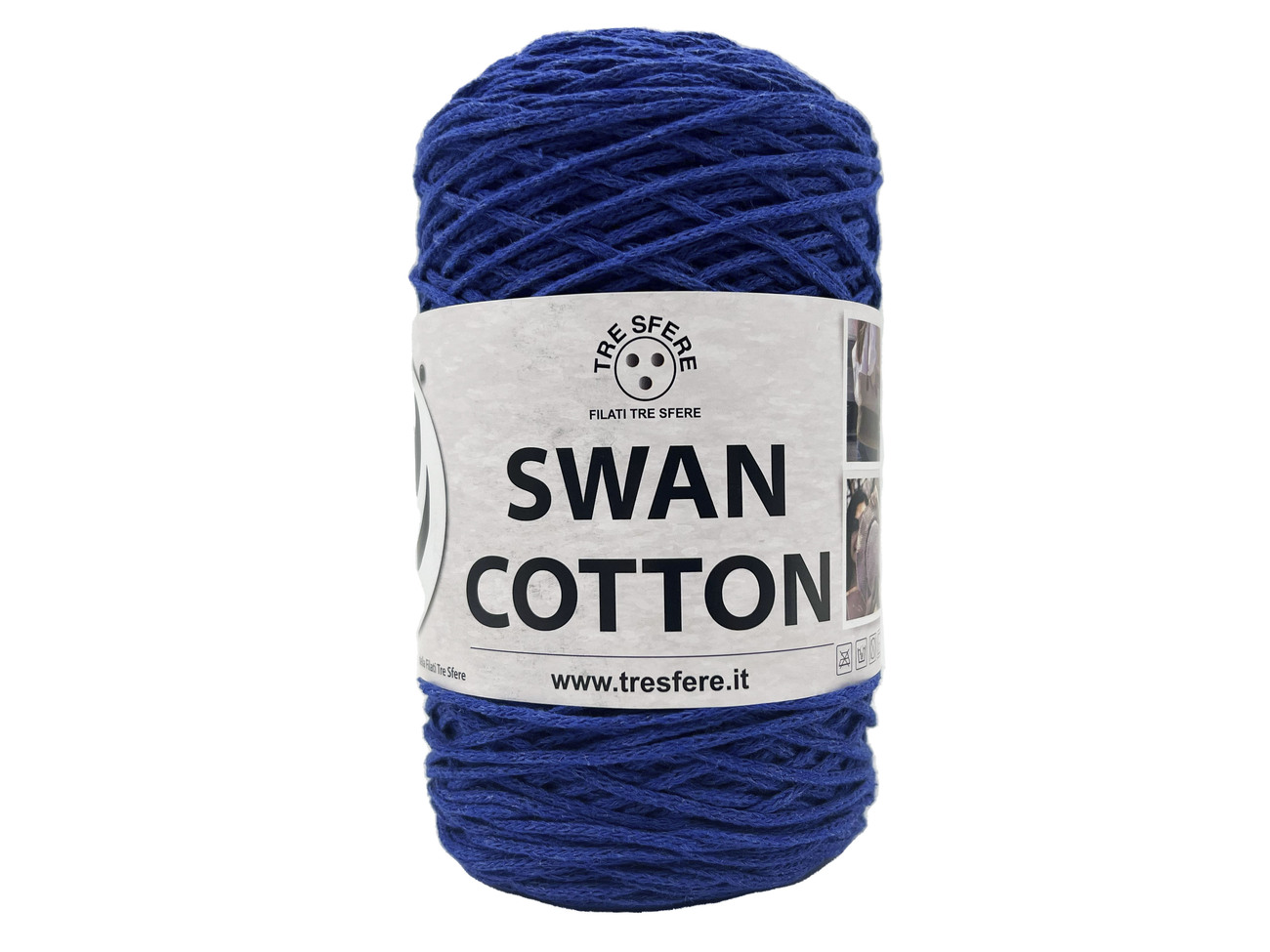 CORDINO SWAN COTTON  250 grammi - bluette