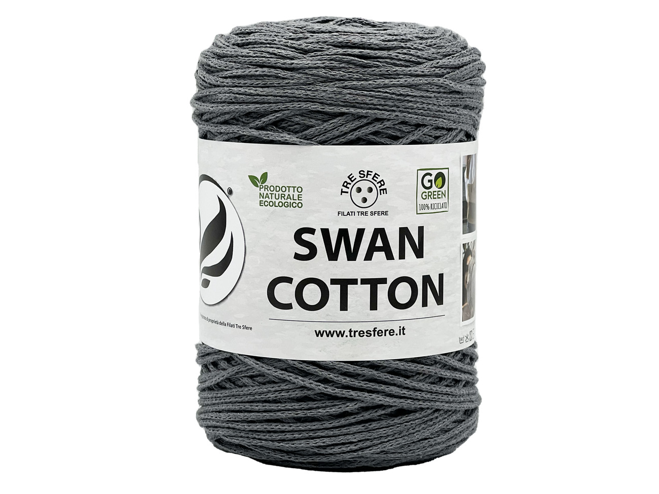 CORDINO SWAN COTTON  250 grammi - grigio scuro