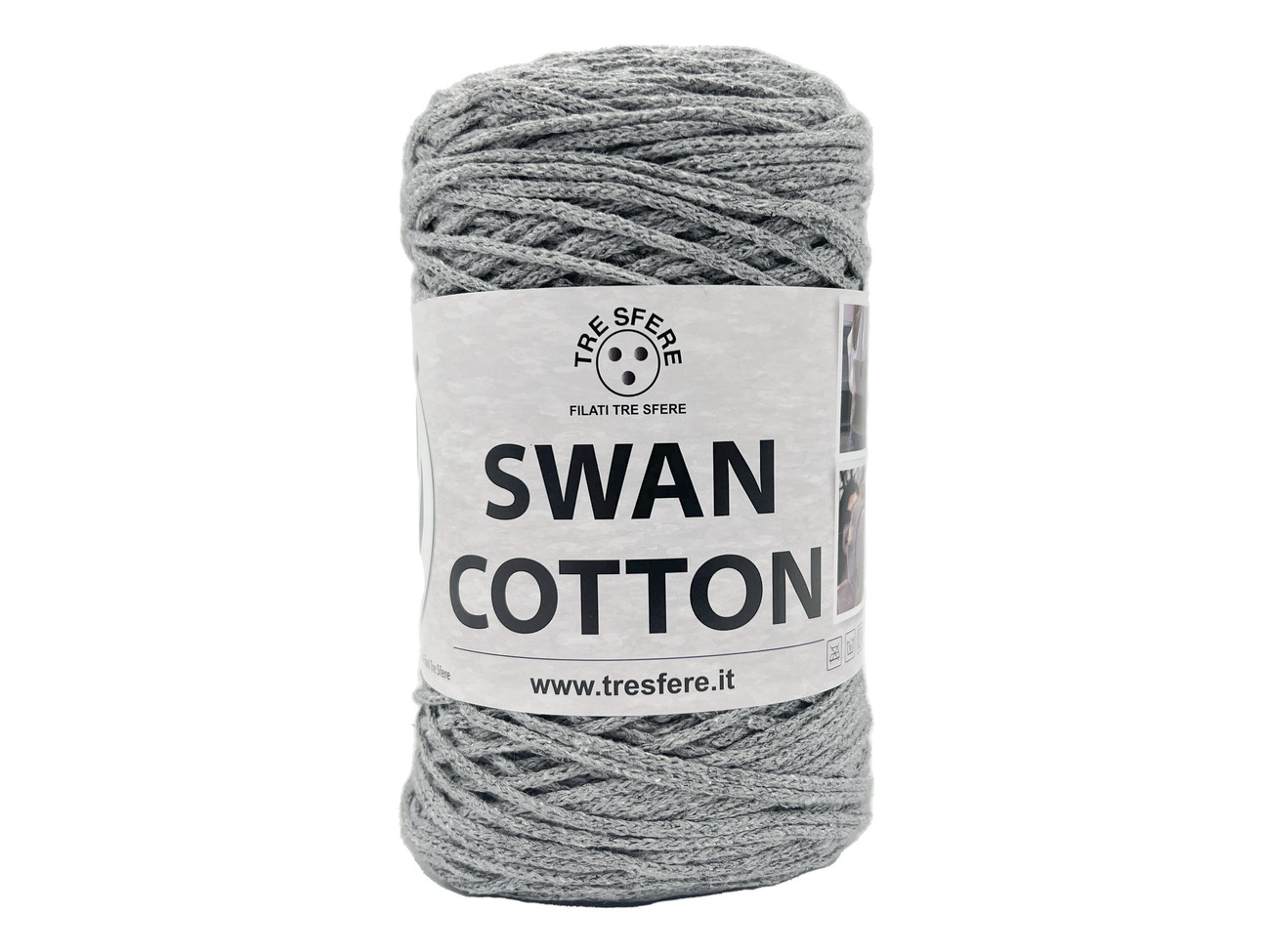 CORDINO SWAN COTTON  250 grammi - grigio