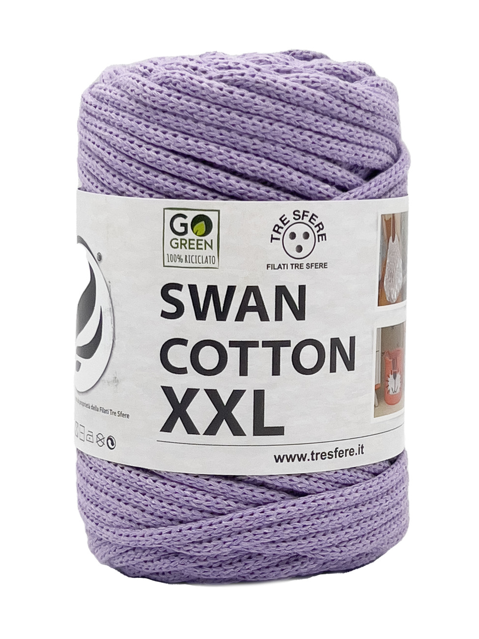 CORDINO SWAN COTTON XXL 250 grammi - Lilla Chiaro