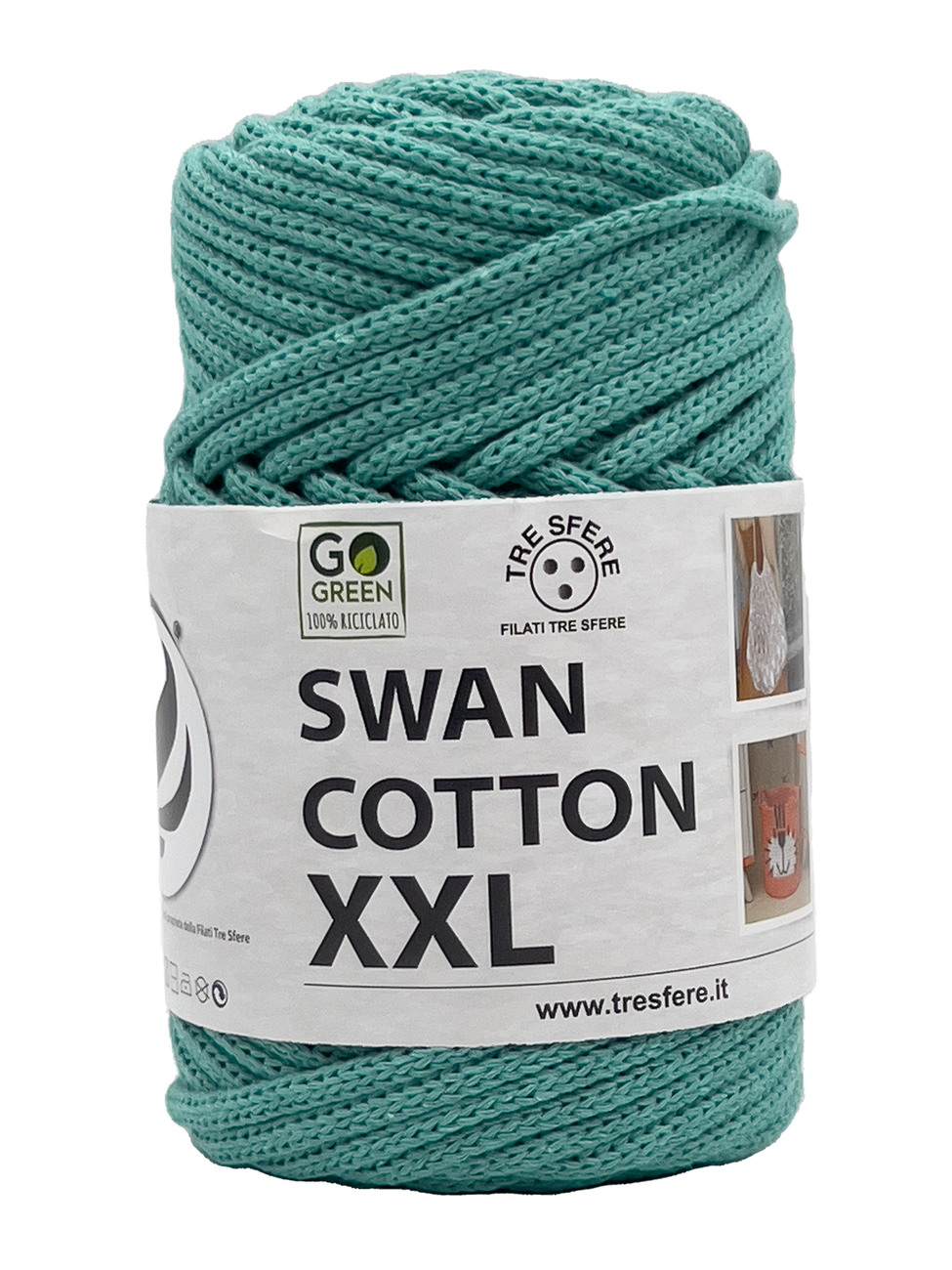 CORDINO SWAN COTTON XXL 250 grammi - Verde