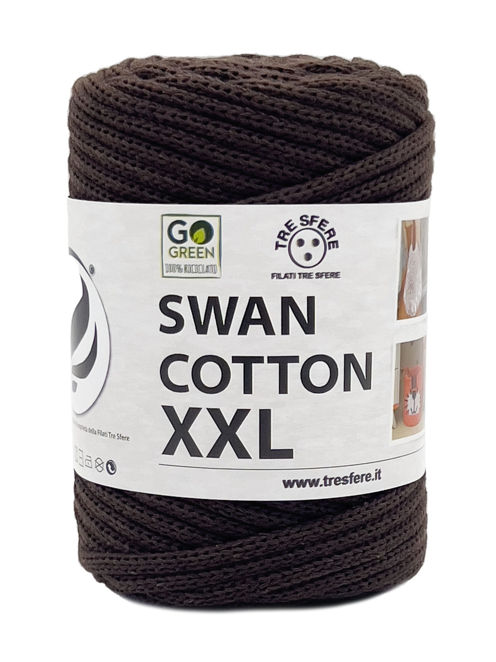 CORDINO SWAN COTTON XXL 250 grammi - Testa di moro