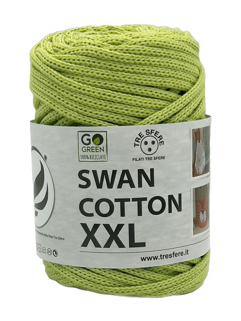 CORDINO SWAN COTTON XXL 250 grammi - Verde Pistacchio