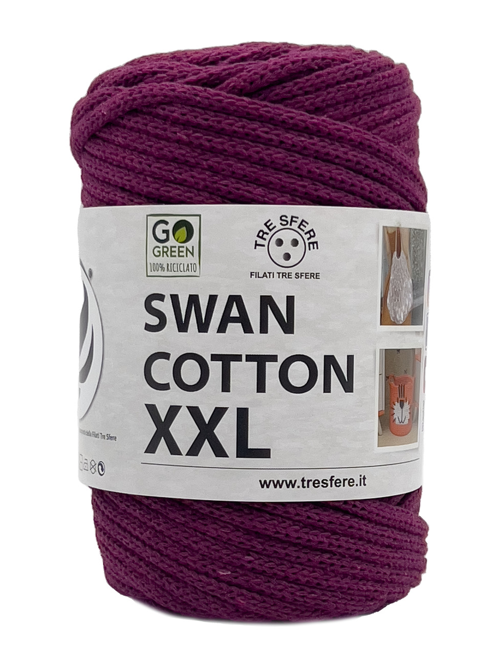 CORDINO SWAN COTTON XXL 250 grammi - Violetta