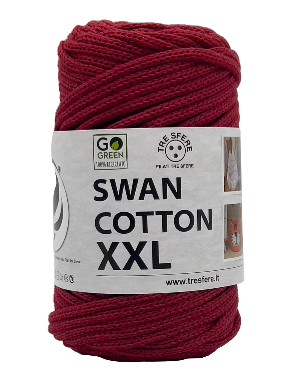 CORDINO SWAN COTTON XXL 250 grammi - Rosso