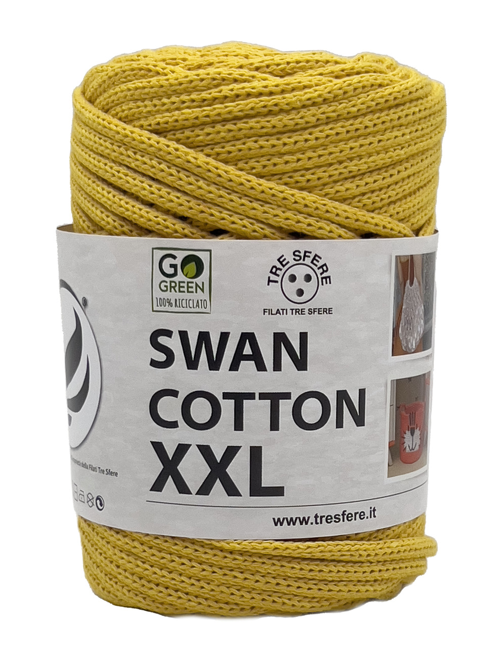 CORDINO SWAN COTTON XXL 250 grammi - Giallo