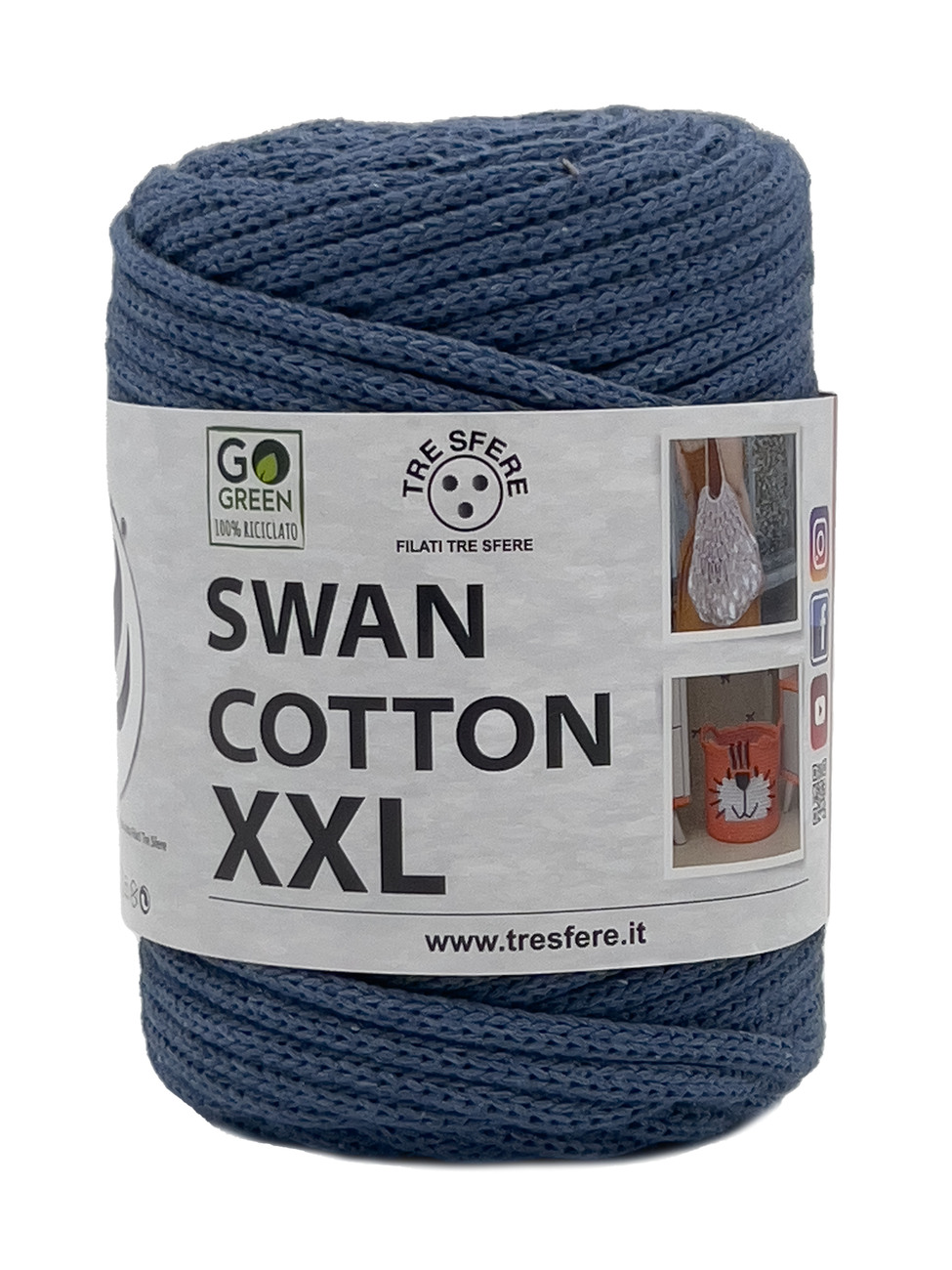 CORDINO SWAN COTTON XXL 250 grammi - Jeans