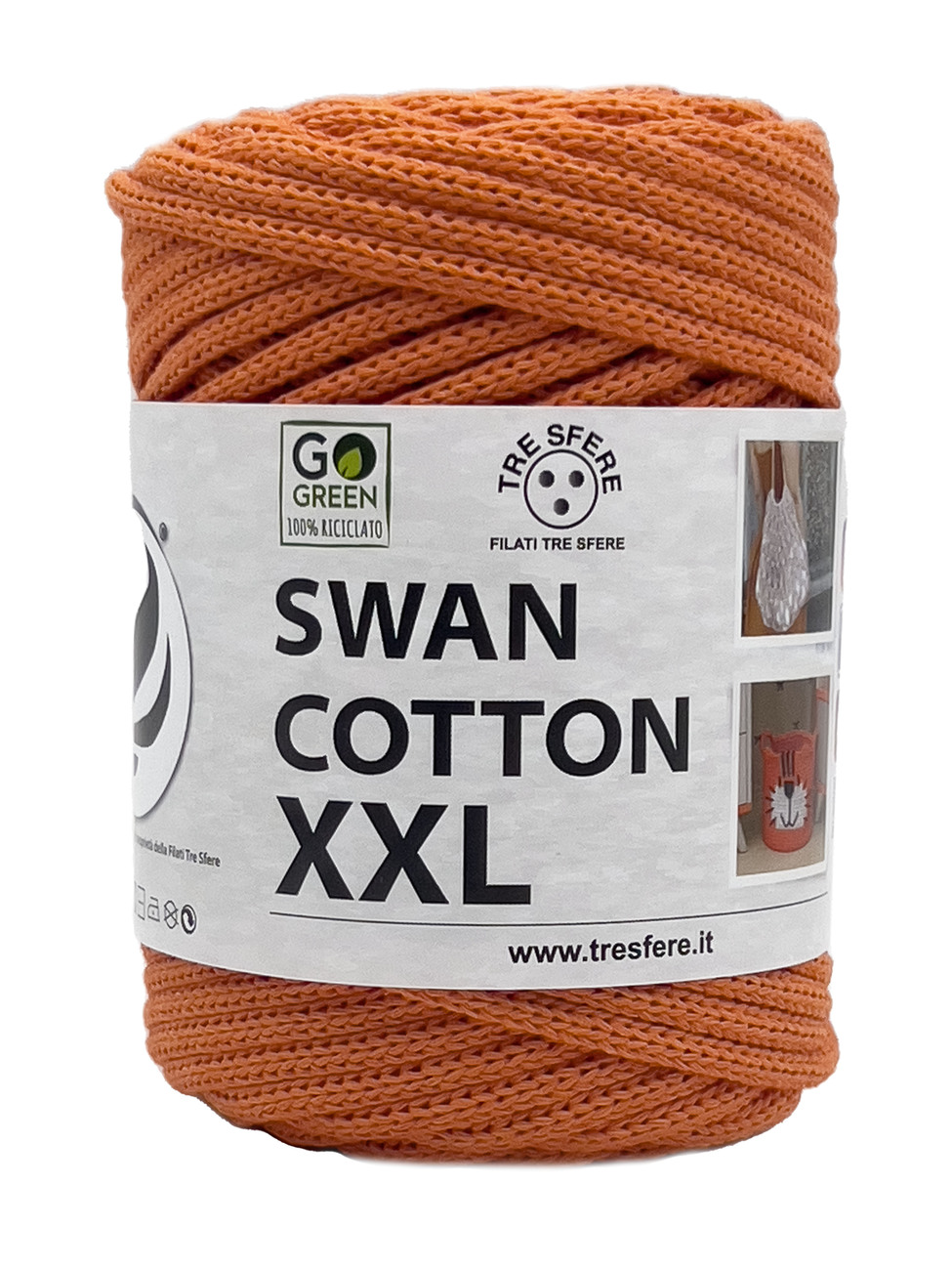 CORDINO SWAN COTTON XXL 250 grammi - Arancio