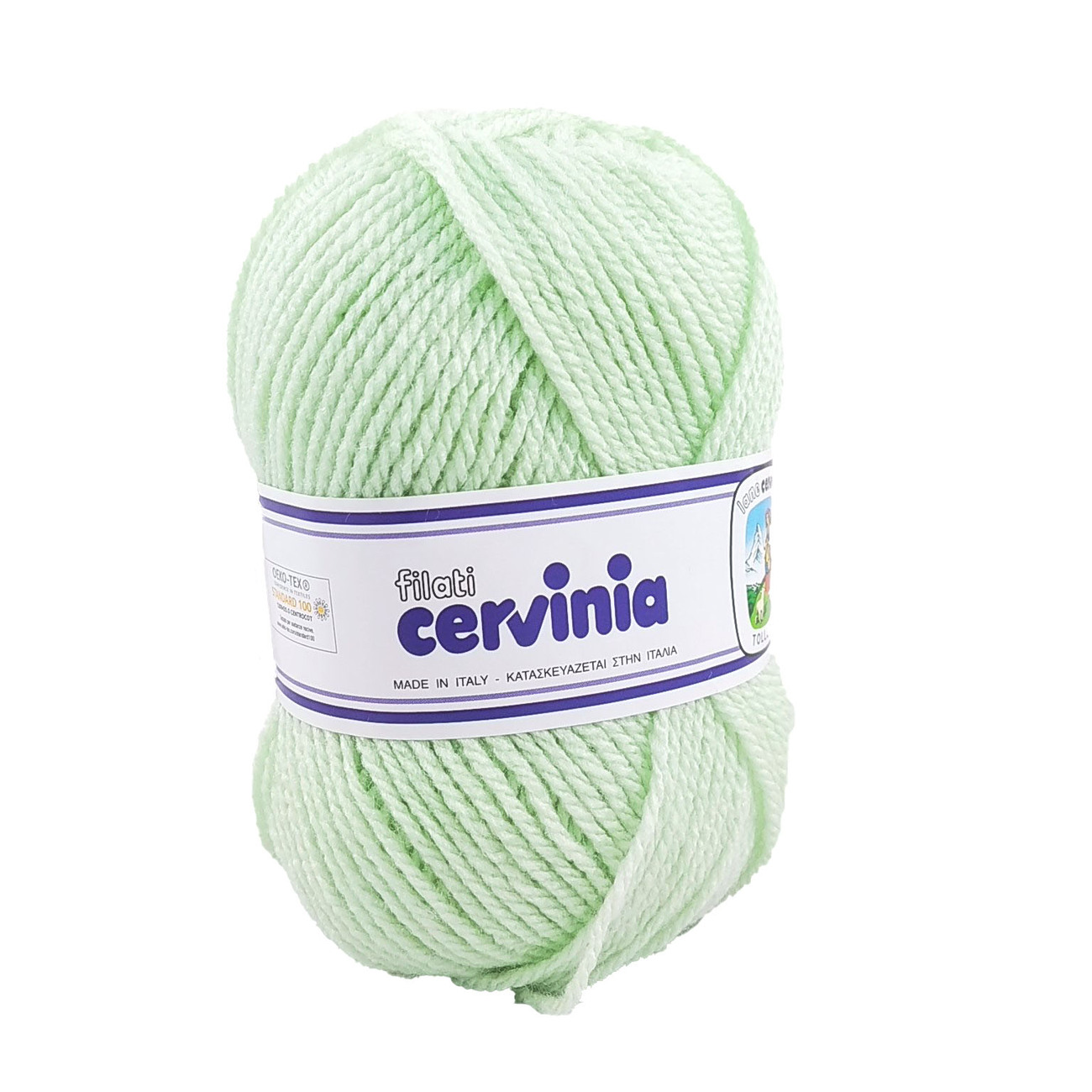 LANA ACRILICA CERVINIA 50 gr. -VERDE CHIARO