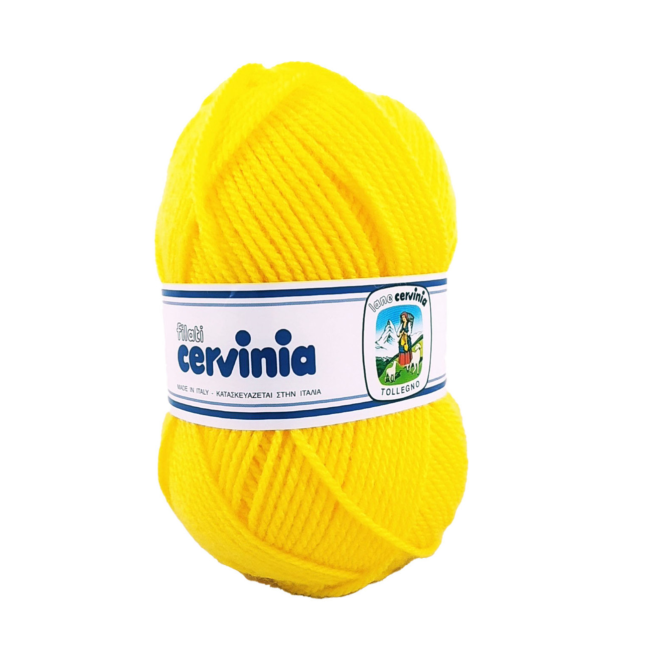 LANA ACRILICA CERVINIA 50 gr. -GIALLO OCRA