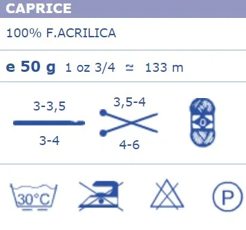 LANA ACRILICA CERVINIA 50 gr.