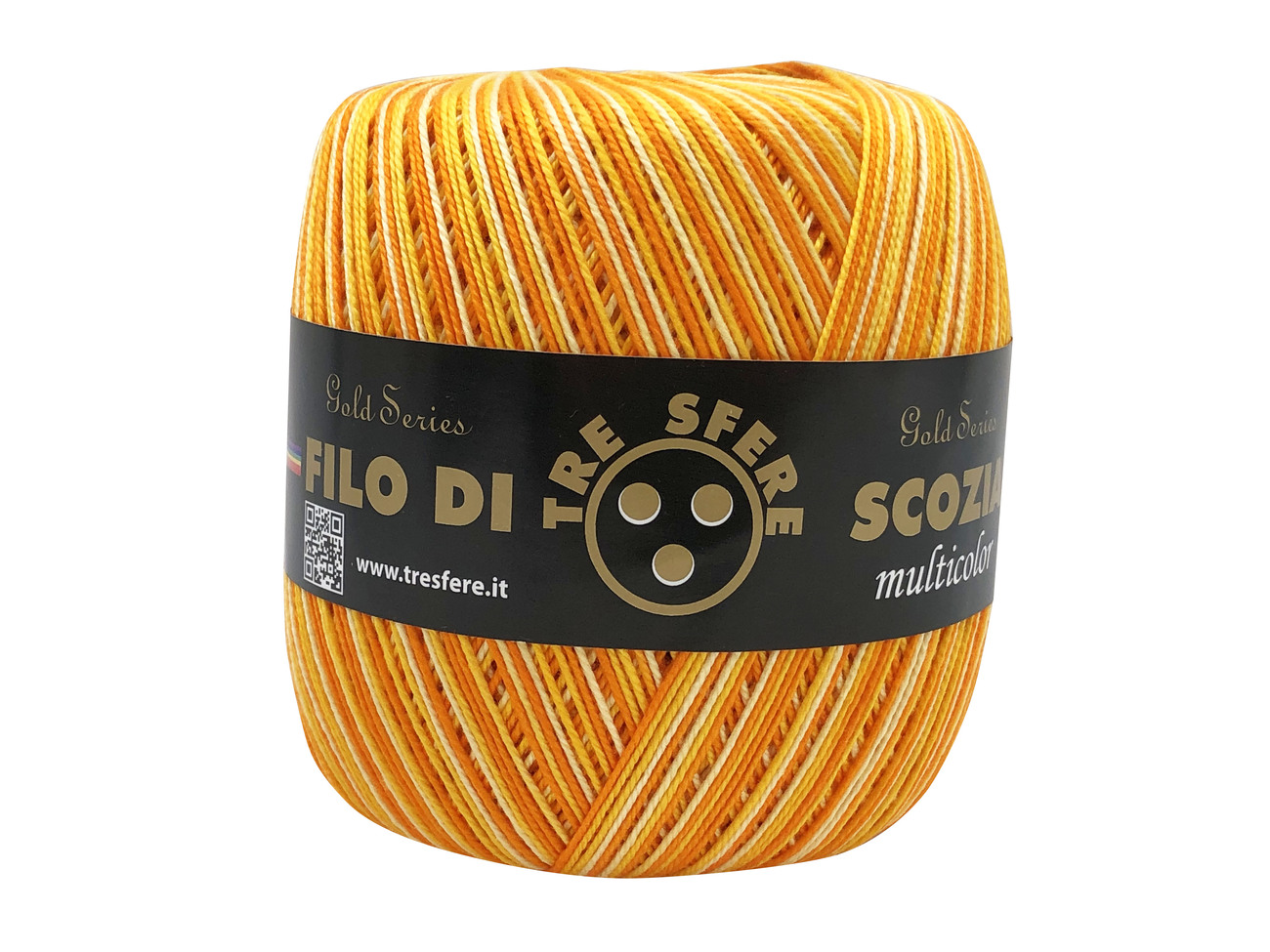 COTONE GOMITOLI  80 gr.  Arancione Sfumato N.5