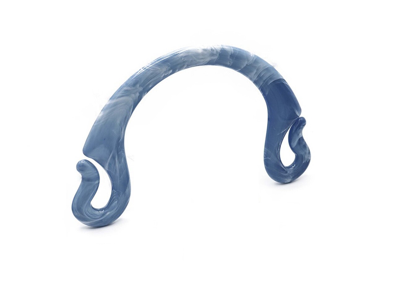 MANICI MEZZALUNA ASOLA 1 coppia - AZZURRO