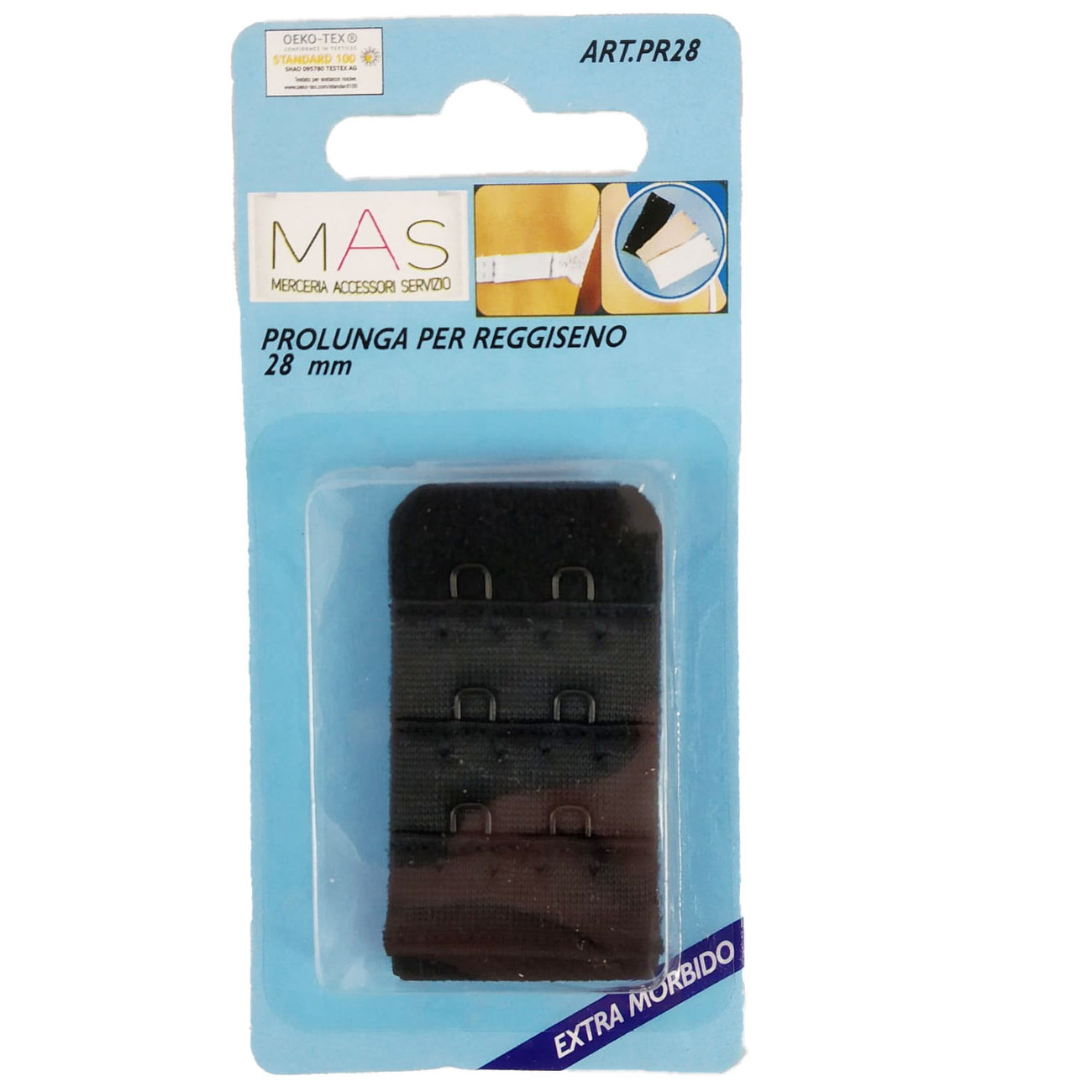 PROLUNGA REGGISENO  2 ganci altezza 28 mm
