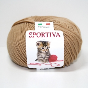 PURA LANA MERINO SPORTIVA 50 gr. -CAMMELLO col.37