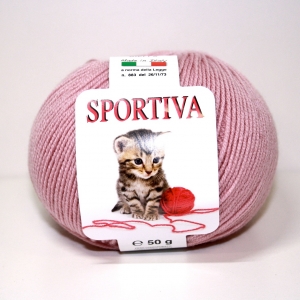 PURA LANA MERINO SPORTIVA 50 gr. -ROSA CIPRIA col.70