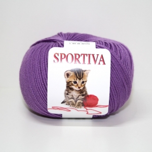 PURA LANA MERINO SPORTIVA 50 gr. -VIOLETTO col.104