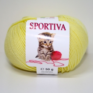 PURA LANA MERINO SPORTIVA 50 gr. -GIALLO col.5