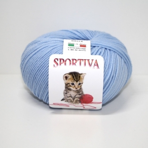 PURA LANA MERINO SPORTIVA 50 gr. -CELESTE col.39