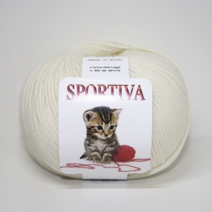 PURA LANA MERINO SPORTIVA 50gr. -PANNA col.8