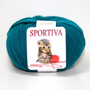 PURA LANA MERINO SPORTIVA 50 gr. -VERDE OTTANIO col.7