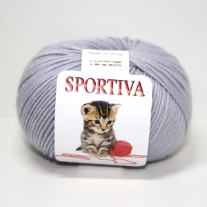 PURA LANA MERINO SPORTIVA 50 gr. -GRIGIO PERLA col.9