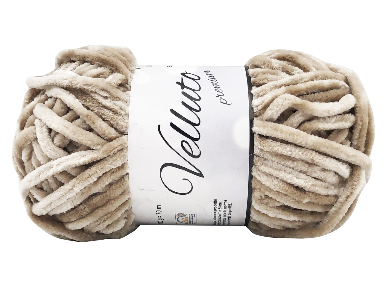 LANA CINIGLIA VELLUTO 100 gr. -NATURALE