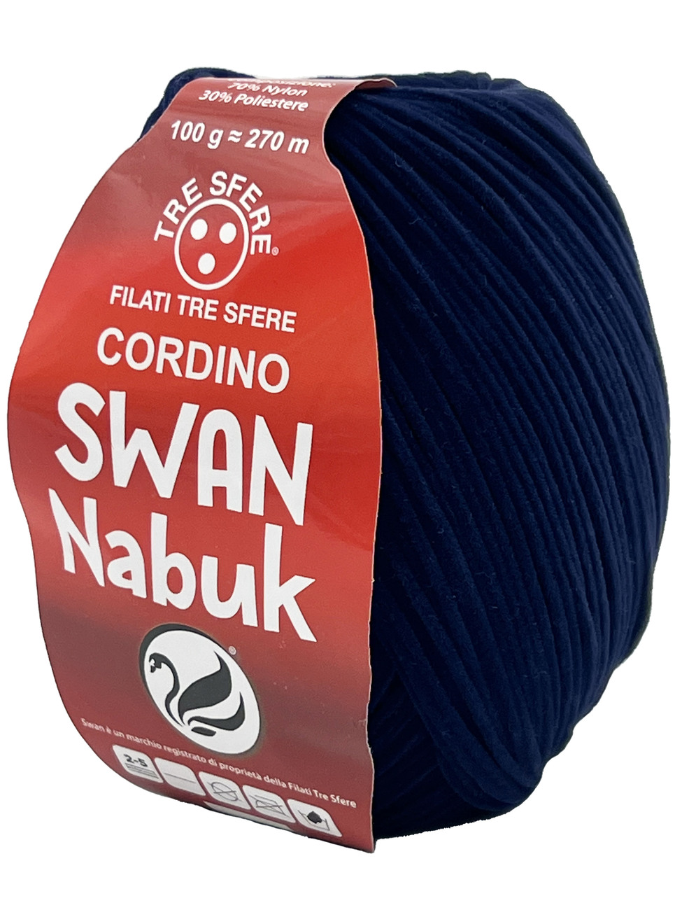 CORDINO SWAN NABUK  100 grammi - BLU NAVY