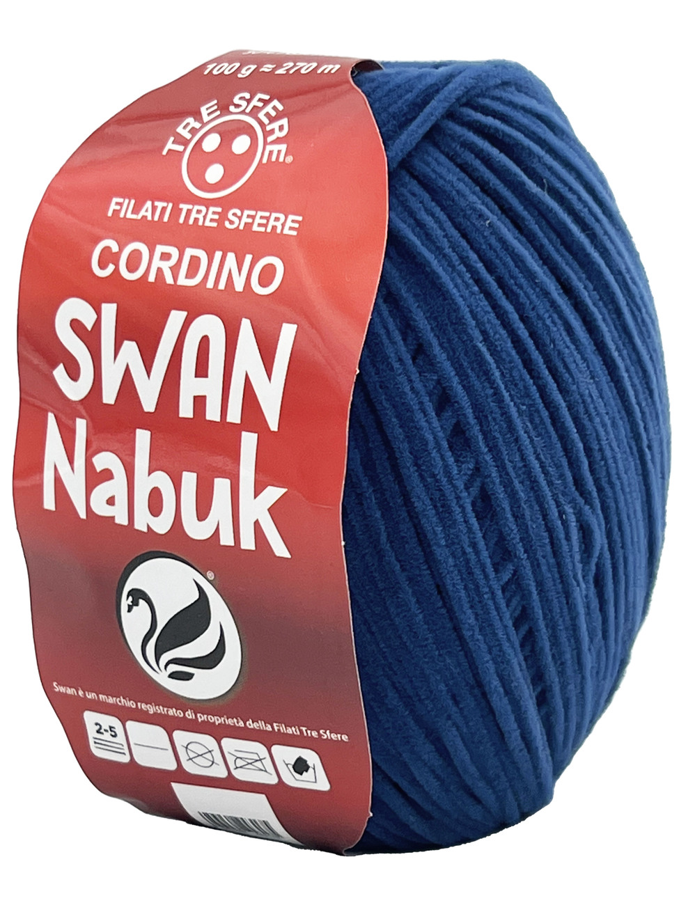 CORDINO SWAN NABUK  100 grammi - BLU