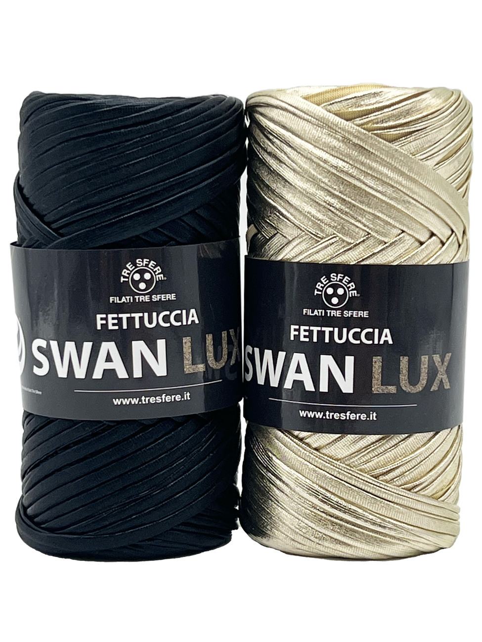 Merceria vendita FILATI PER BORSE E ACCESSORI FETTUCCIA SWAN LUX DA 50  METRI 120 GRAMMI