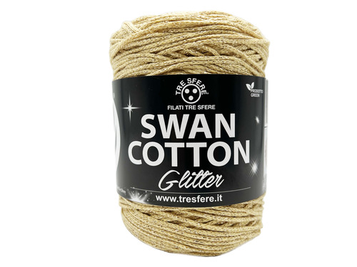 CORDINO SWAN COTTON GLITTER 250 grammi - BIANCO-ARGENTO SWG-02BIANCOARGENTO CORDINO SWAN COTTON GLITTER 250 grammi - BIANCO-ARGENTO SWG-02BIANCOARGENTO