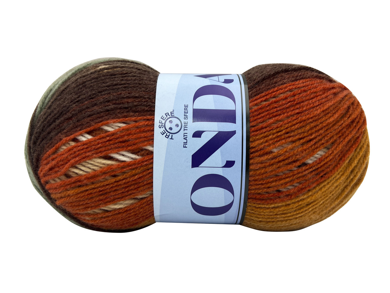 LANA ONDA MIX RUGGINE-SENAPE col.9451