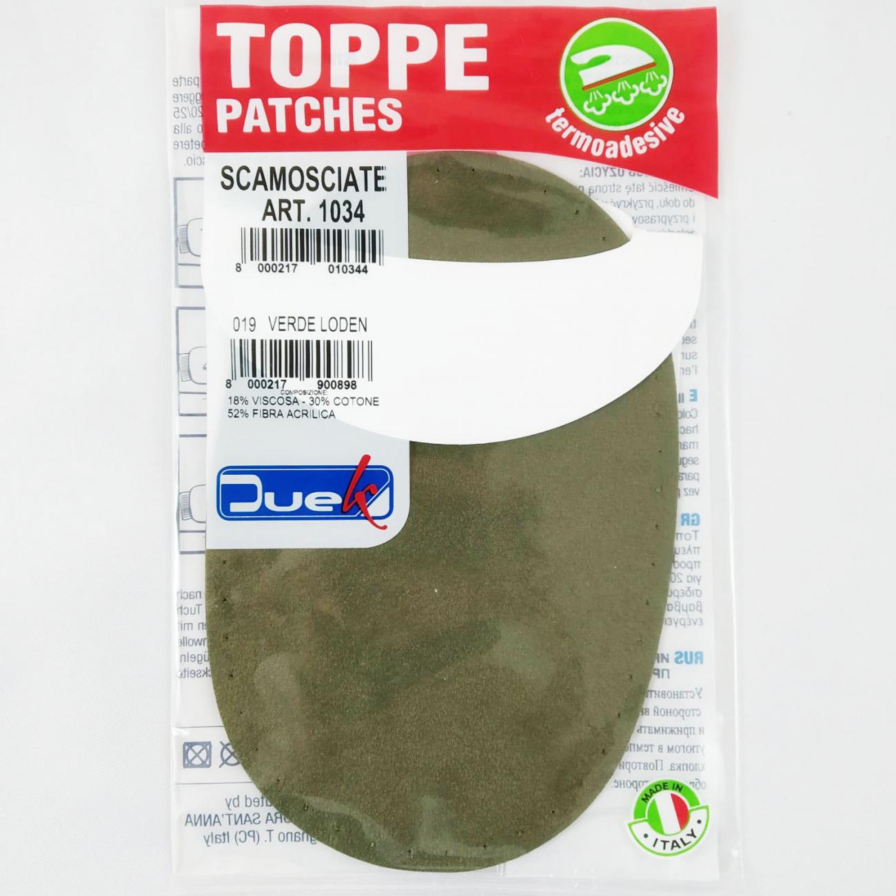 TOPPE SCAMOSCIATE Verde Loden