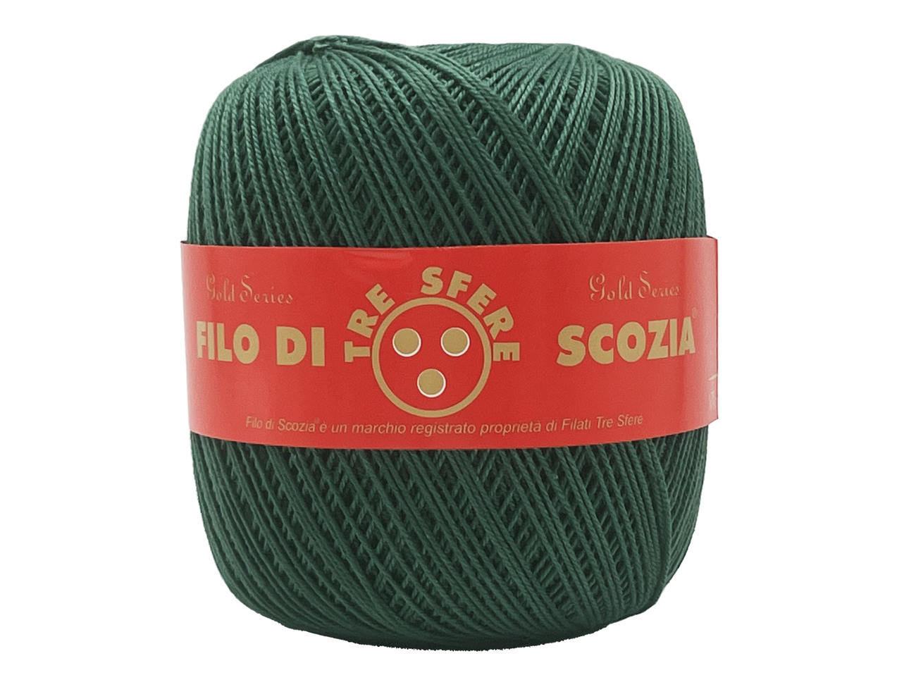 COTONE GOMITOLI 100 gr.  N. 5 - VERDE BOSCO