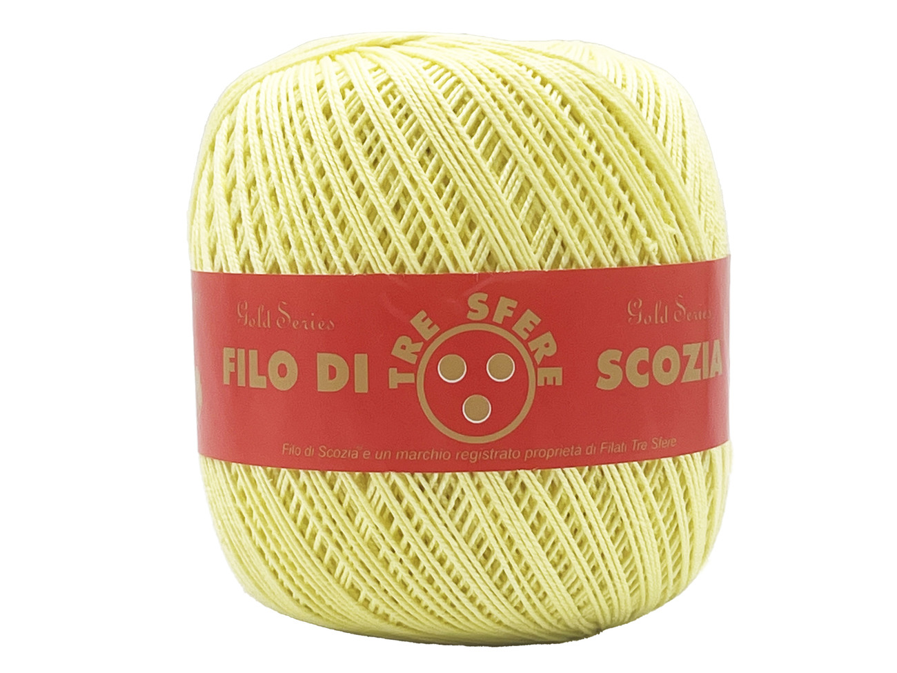 COTONE GOMITOLI 100 gr.  N. 5 - GIALLO CHIARO