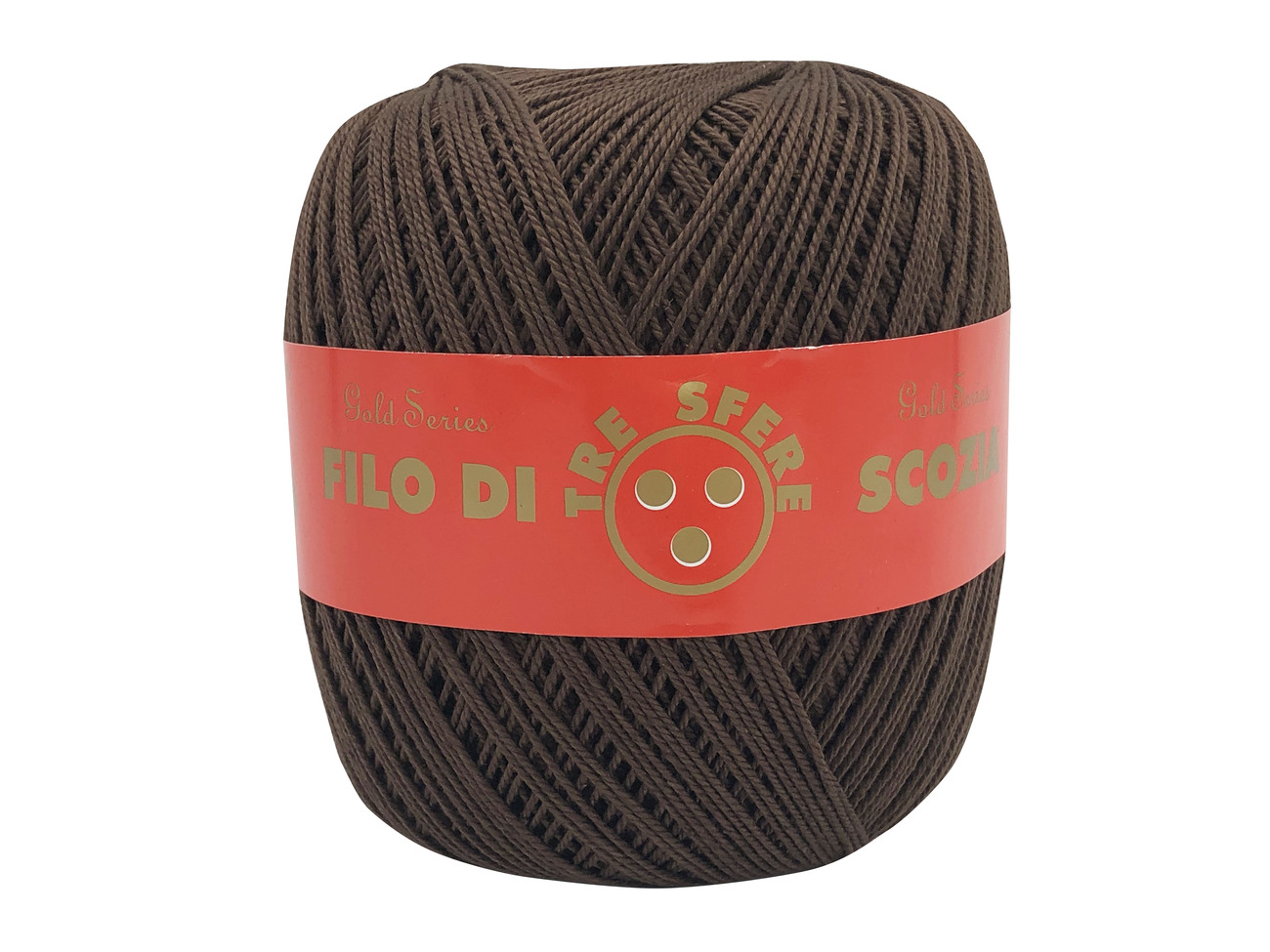 COTONE GOMITOLI 100 gr.  N. 5 -MARRONE