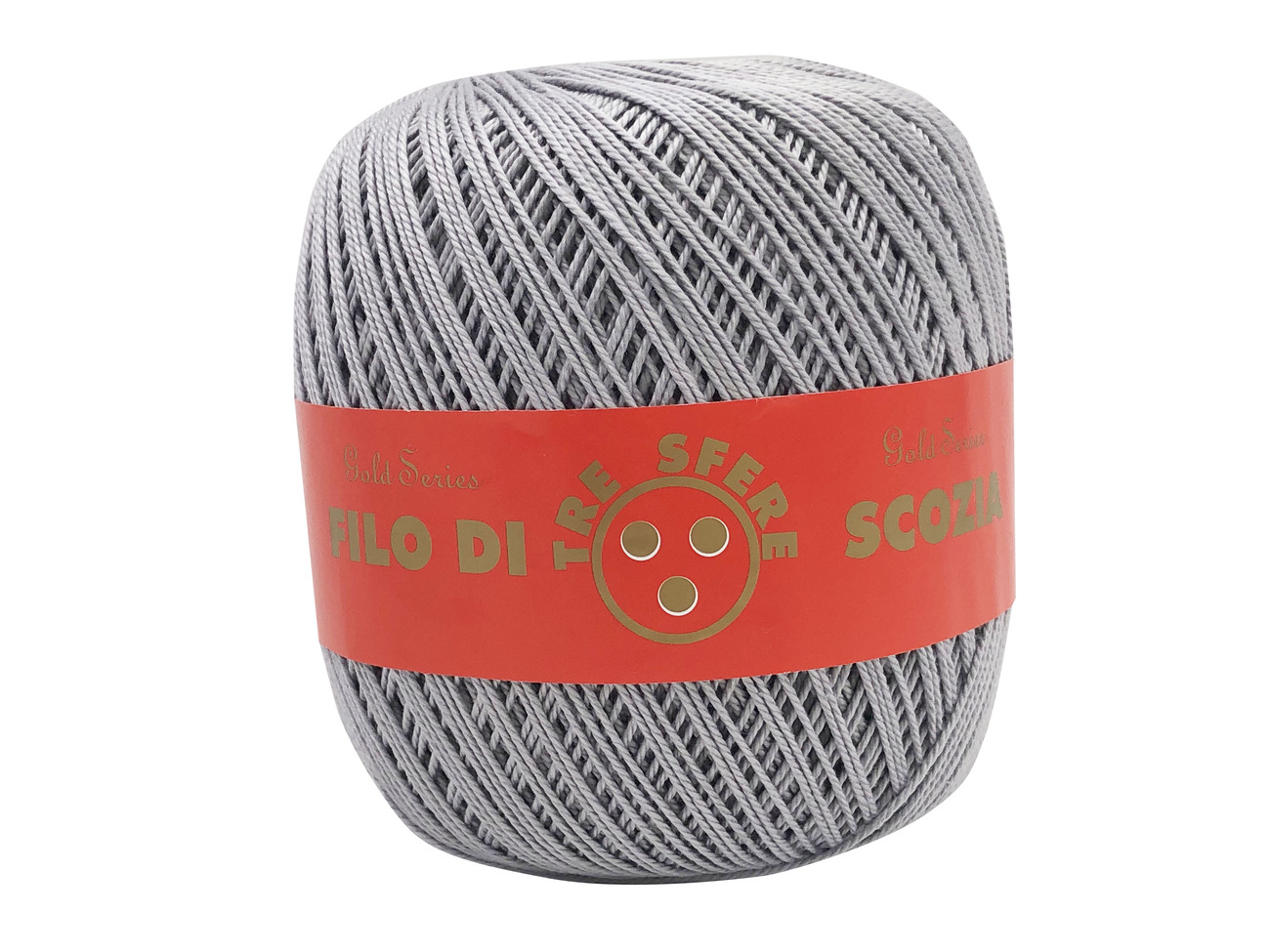 Merceria vendita FILATI COTONE GOMITOLI 100 GR. N. 5 GRIGIO PERLA